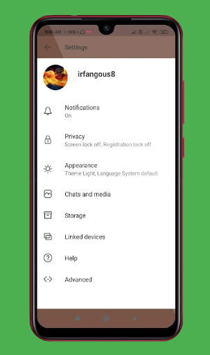 Imo call screenshot 2