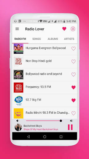 FM Radio India - Live Radio Stations(Radio Lover) screenshot 1