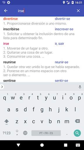 Verbos Español screenshot 8