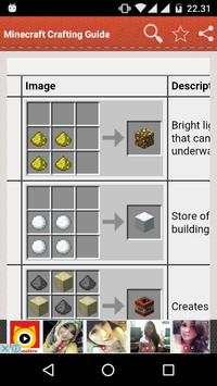 Guide Crafting Minecraft screenshot 1