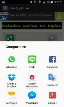 Estados Cortos en Inglés screenshot 2
