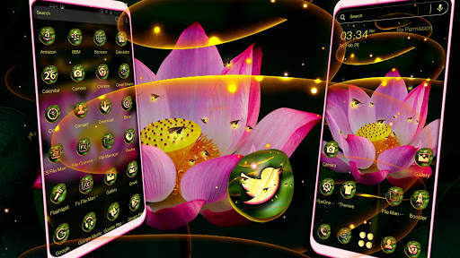 Water Lilies Launcher Theme screenshot 1