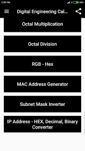 Digital Engineering Calculator screenshot 5