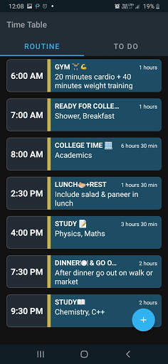 Time Table - Schedule & Plan Your Daily Routine screenshot 5