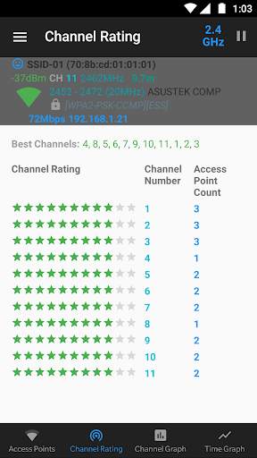 WiFi Analyzer (open-source) screenshot 11