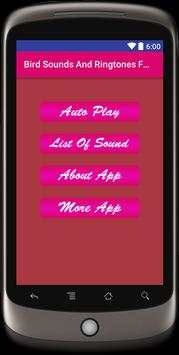 Bird Sounds & Ringtones Free screenshot 2