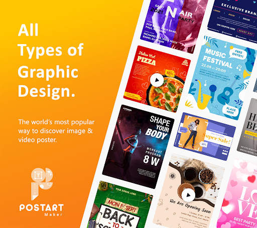 PostArt - Poster Maker & Video screenshot 1