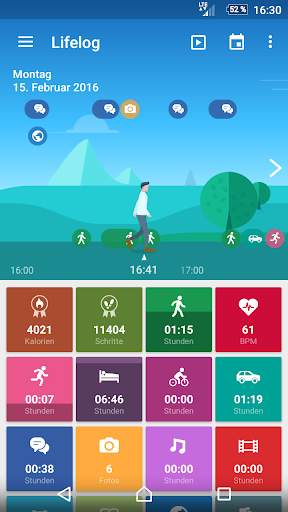 Lifelog screenshot 1
