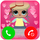 Fake Call from Lol Doll Surprise icon