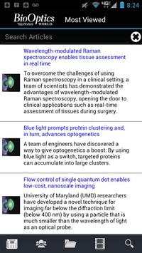 BioOptics World screenshot 2