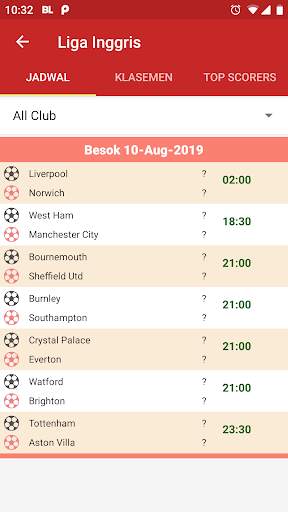 Jadwal Bola screenshot 3