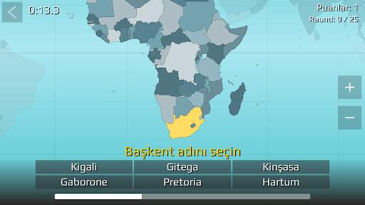 Dünya Haritası Sınav screenshot 3