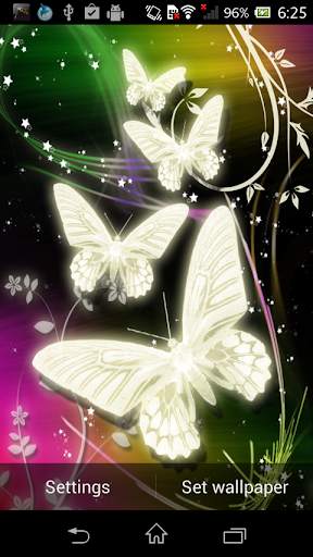 Galaxy HD Live Wallpaper screenshot 1