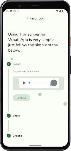 Transcriber for WhatsApp screenshot 2
