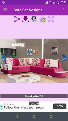 Sofa Set Designs Gallery screenshot 3