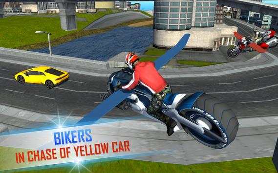Futuristic Flying Moto Racing screenshot 4