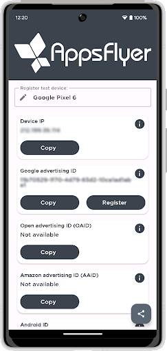 My Device ID by AppsFlyer screenshot 1