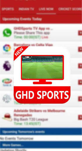 GHD SPORTS - Cricket Live TV Pika show TV Tips screenshot 1