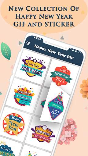 New Year GIF 2021 : New Year Stickers For Whatsapp screenshot 1