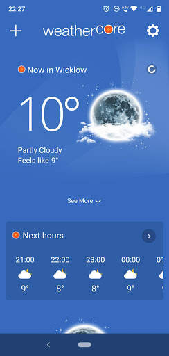 Weather Core - Forecast & Live Weather screenshot 1