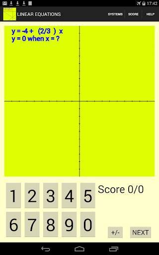 LINEAR EQUATIONS скриншот 3