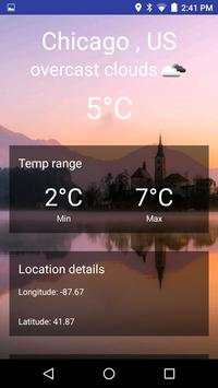 WeatherApp screenshot 2