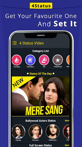 4Status – Best Hindi Status Video App screenshot 1