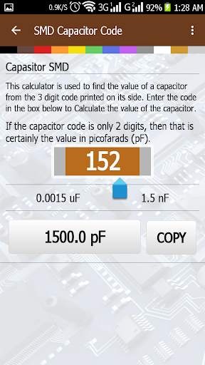 Electronics Calculator 6 تصوير الشاشة