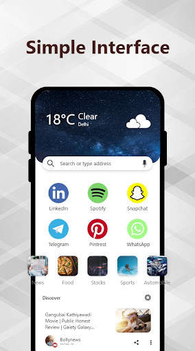 Uc Browser - Mini & Lite screenshot 4