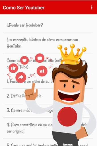 Como Ser Youtuber - Guia para ganar seguidores screenshot 1