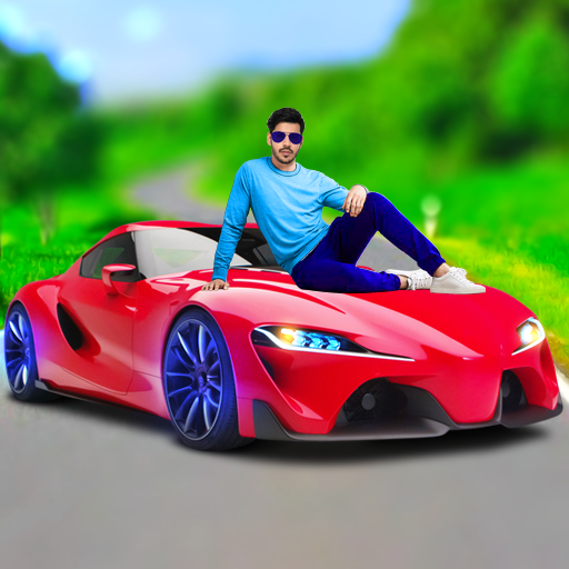 Car photo editor and frames icon