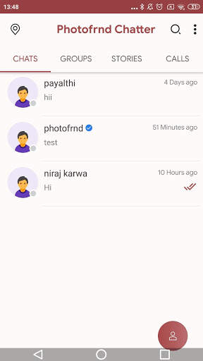 Photofrnd Chatter India- Text, video, audio chat screenshot 5
