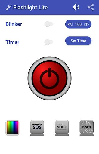 Flashlight Lite screenshot 1