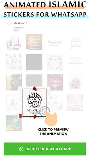 Animated Islamic Stickers for Whatsapp 2021 screenshot 2