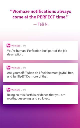 Womaze: Self-Care & Motivation screenshot 10
