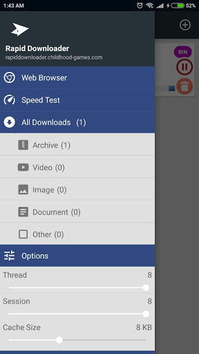 Rapid Downloader screenshot 1