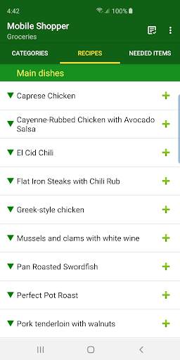 Mobile Shopper - Shopping List, Free, Fast, Small screenshot 6