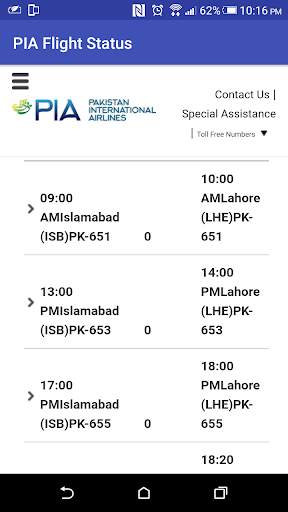 PIA Flight Status screenshot 3