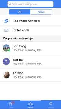 Messenger Ionic screenshot 2