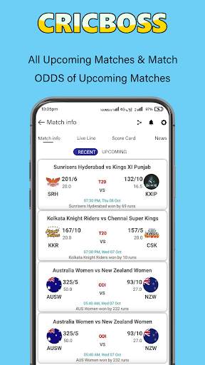 CricBoss Live Cricket Score For IPL 2021 screenshot 3