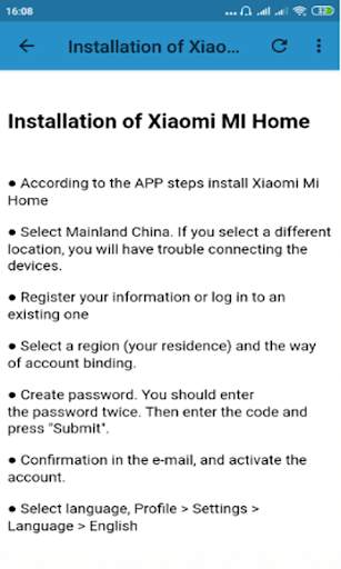 Guide For Mi Home screenshot 2