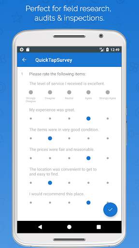 QuickTapSurvey Offline Survey screenshot 2