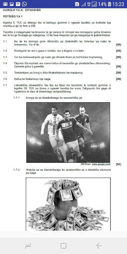 Grade 12 Sepedi HL Mobile Application screenshot 4