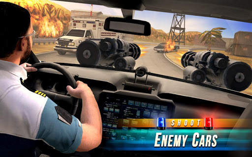 Road Riot Police Car Chase Stunts Racing screenshot 2