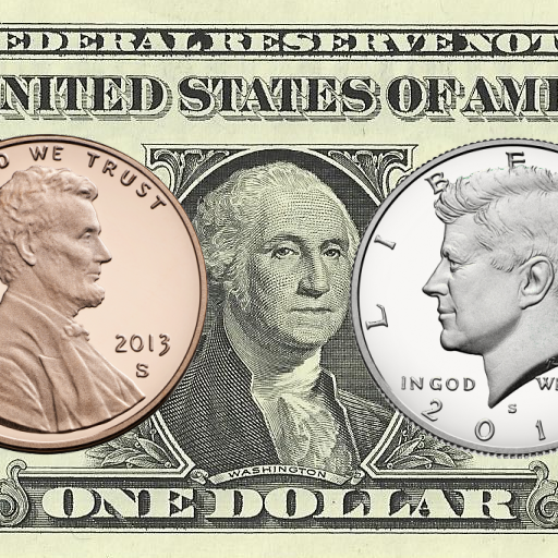 Calculating US Dollar For Kids icon