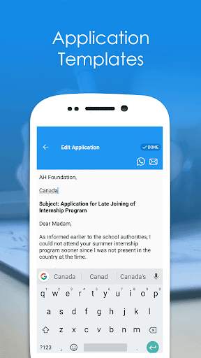 Leave Letters and Applications screenshot 4