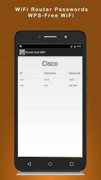 WiFi Router Passwords WPS™ screenshot 1