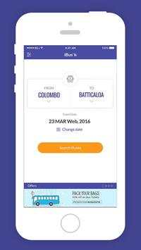 iBus - Sri Lanka e-Bus Tickets screenshot 1