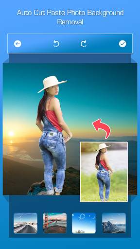 Auto Background Changer - Cut Paste Photo Editor 3 تصوير الشاشة