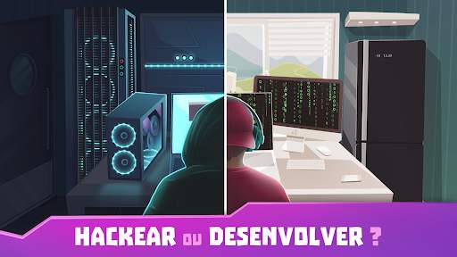 Hacker: idle simulador de vida screenshot 1